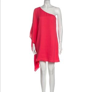 Cupcakes and Cashmere One Shoulder Knee Length Dress Size Small